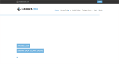 Desktop Screenshot of harukaedu.com